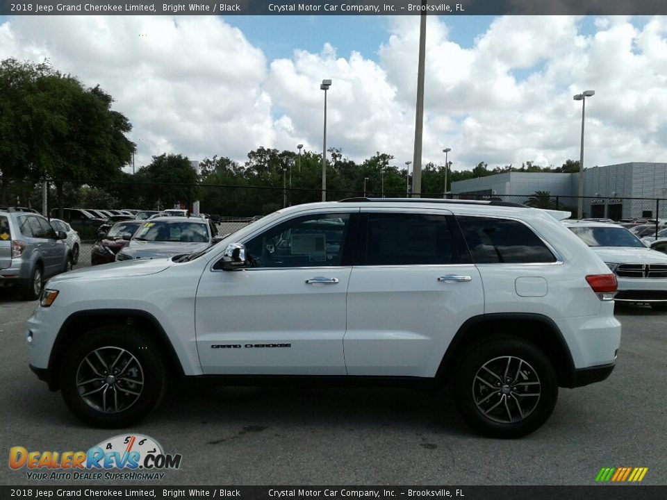 2018 Jeep Grand Cherokee Limited Bright White / Black Photo #2