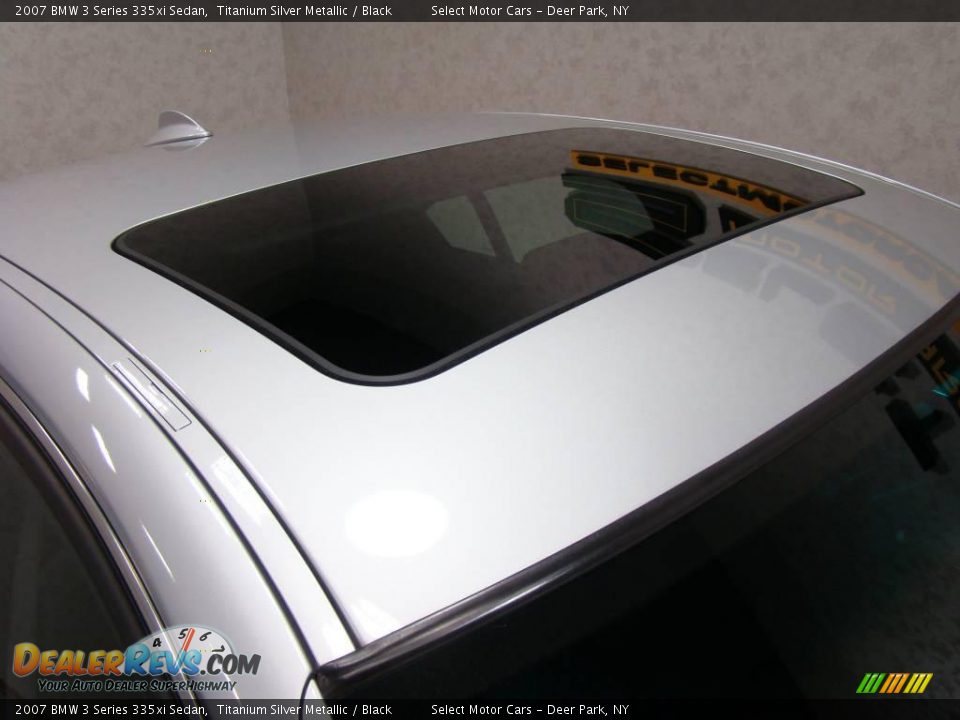 2007 BMW 3 Series 335xi Sedan Titanium Silver Metallic / Black Photo #6