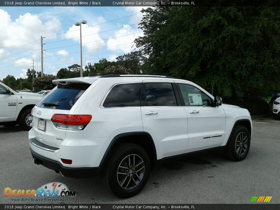 2018 Jeep Grand Cherokee Limited Bright White / Black Photo #5