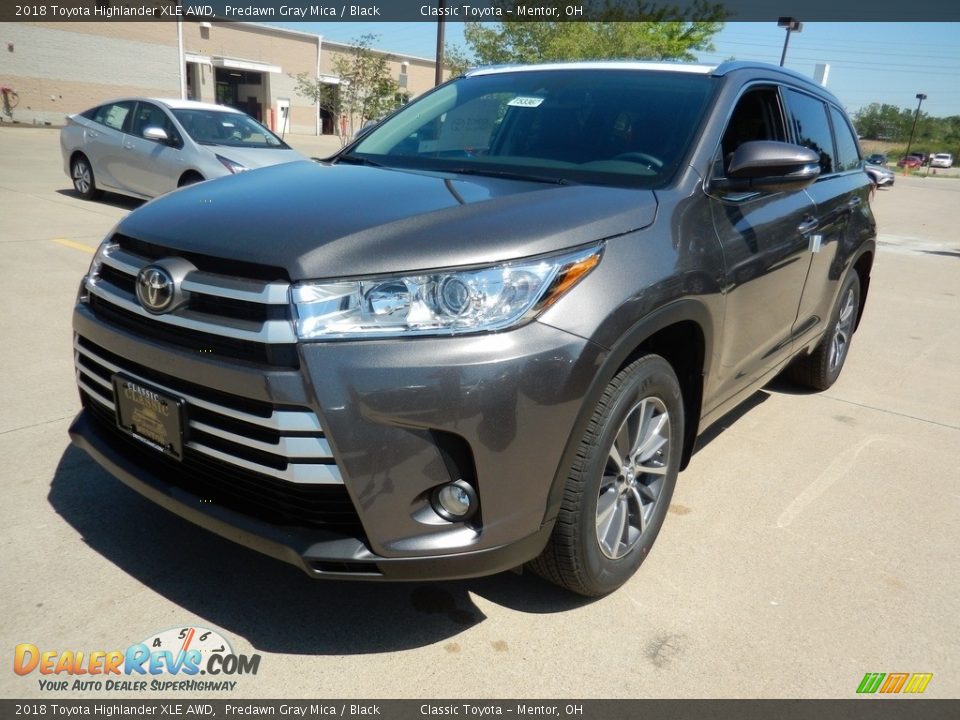 2018 Toyota Highlander XLE AWD Predawn Gray Mica / Black Photo #1