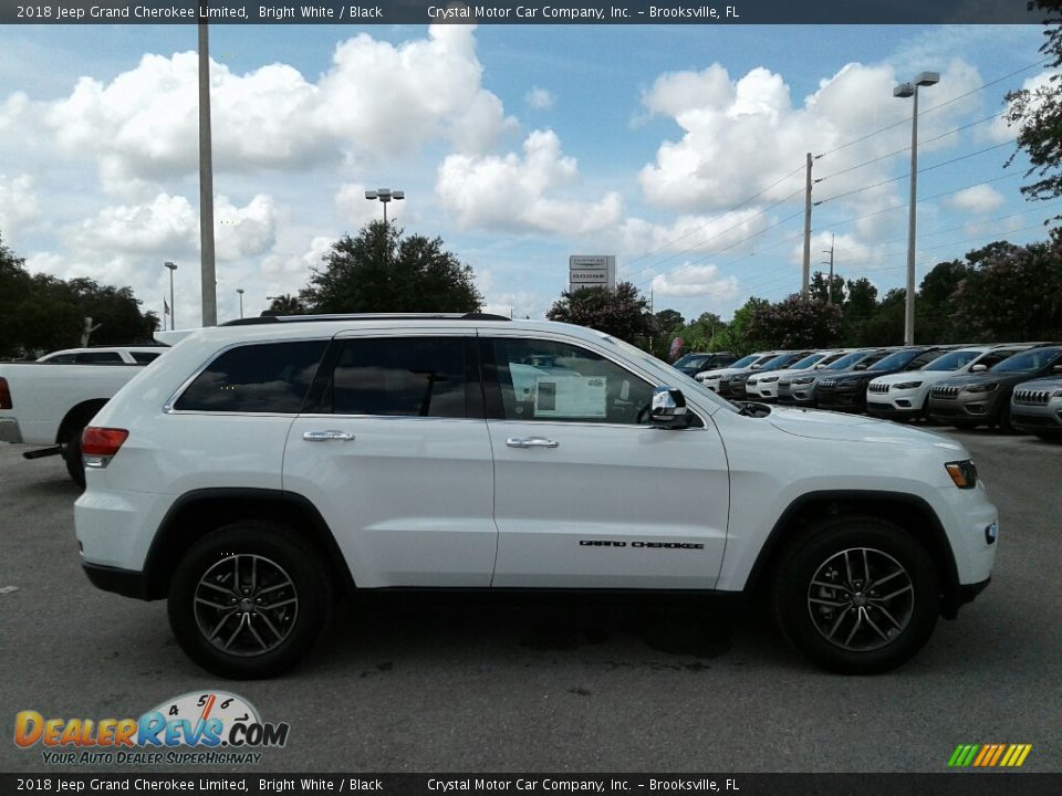 2018 Jeep Grand Cherokee Limited Bright White / Black Photo #6