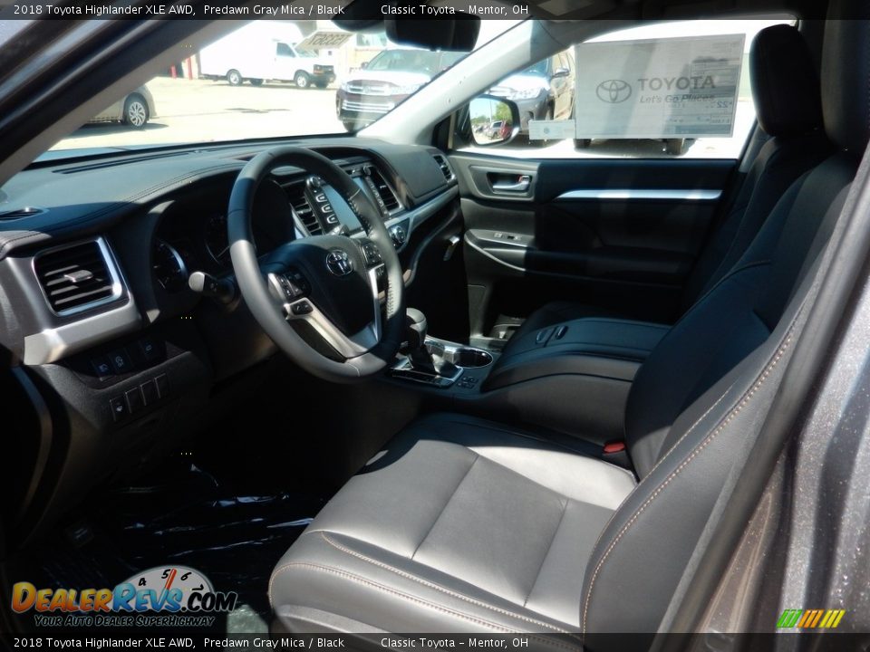 2018 Toyota Highlander XLE AWD Predawn Gray Mica / Black Photo #3
