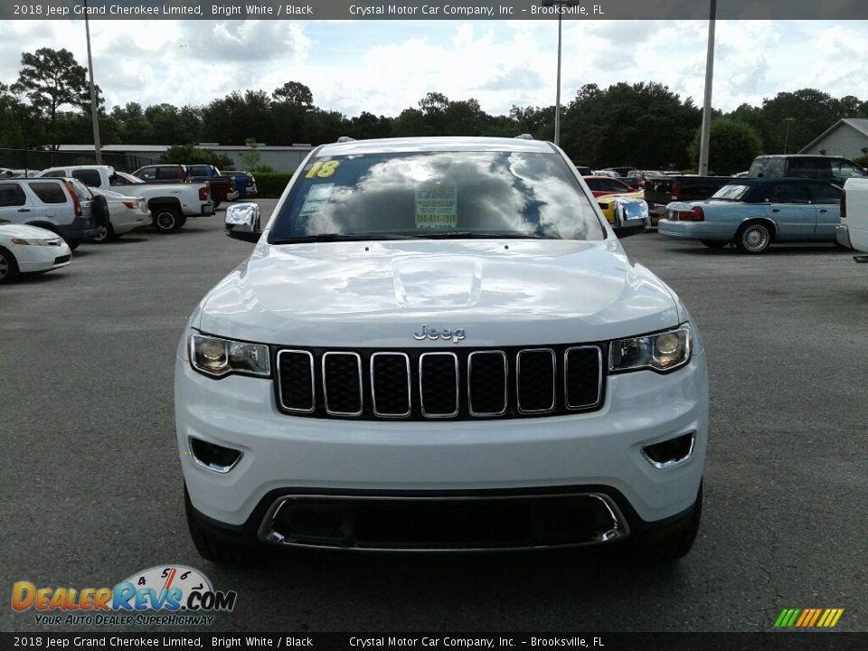 2018 Jeep Grand Cherokee Limited Bright White / Black Photo #8