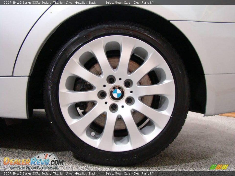 2007 BMW 3 Series 335xi Sedan Titanium Silver Metallic / Black Photo #7