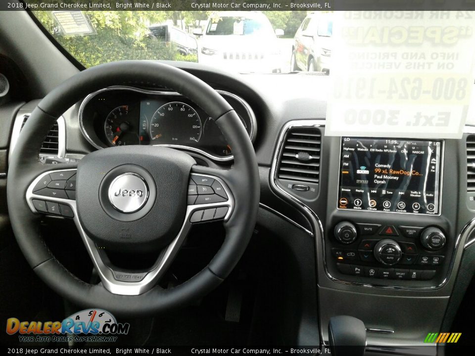 2018 Jeep Grand Cherokee Limited Bright White / Black Photo #13