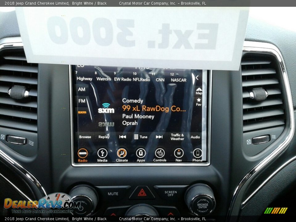 2018 Jeep Grand Cherokee Limited Bright White / Black Photo #15