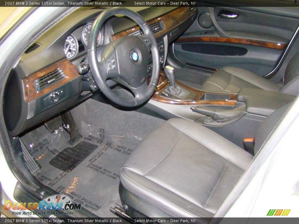 2007 BMW 3 Series 335xi Sedan Titanium Silver Metallic / Black Photo #8