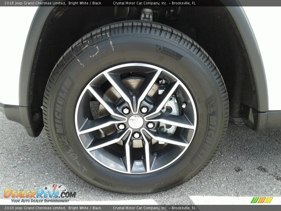 2018 Jeep Grand Cherokee Limited Bright White / Black Photo #20