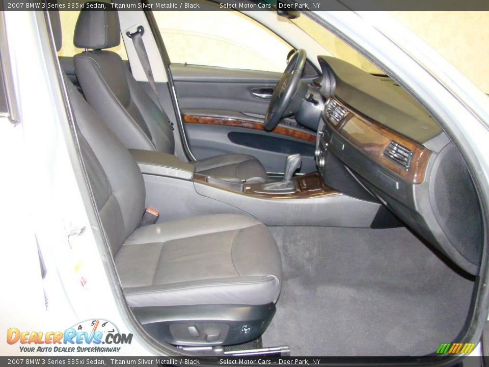 2007 BMW 3 Series 335xi Sedan Titanium Silver Metallic / Black Photo #11