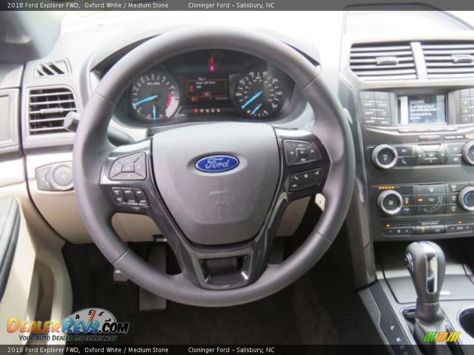 2018 Ford Explorer FWD Steering Wheel Photo #4