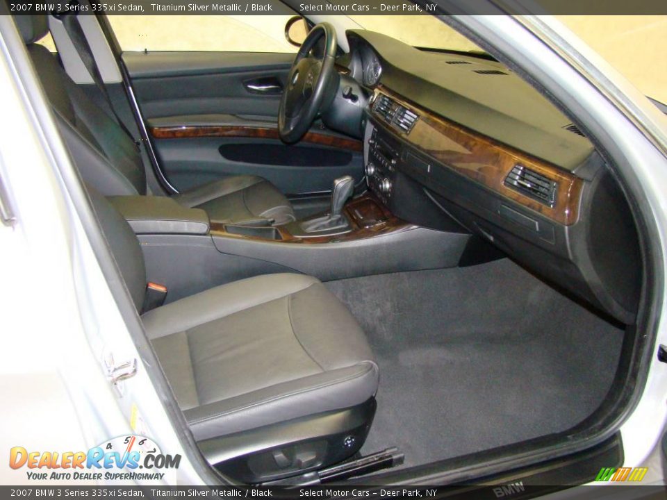 2007 BMW 3 Series 335xi Sedan Titanium Silver Metallic / Black Photo #12