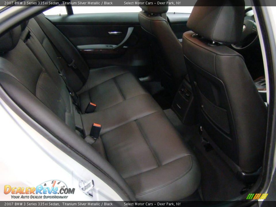 2007 BMW 3 Series 335xi Sedan Titanium Silver Metallic / Black Photo #13