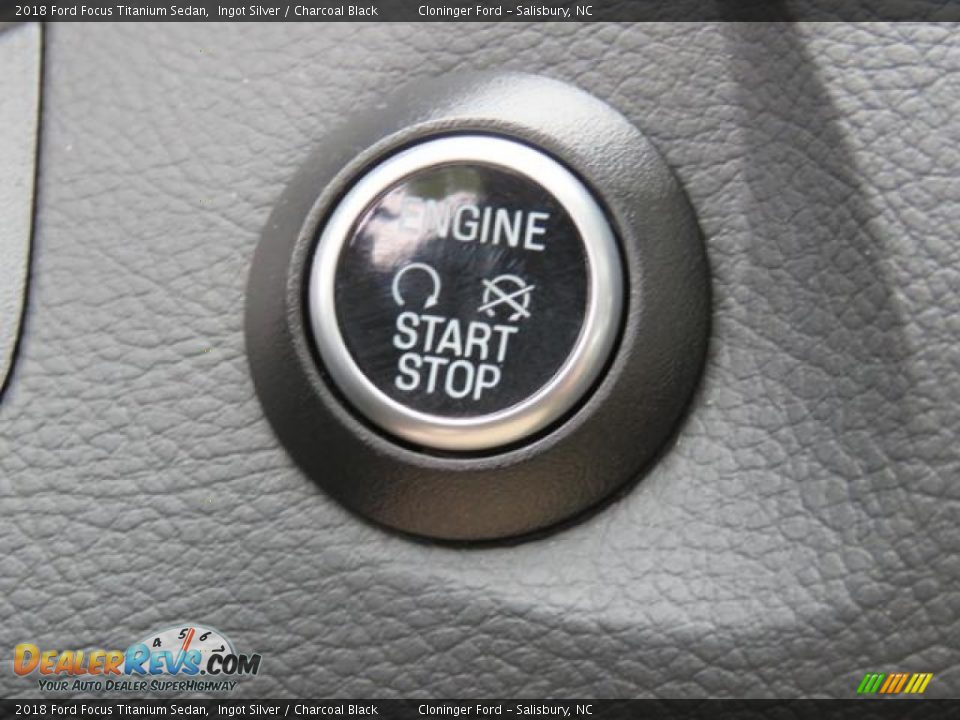 2018 Ford Focus Titanium Sedan Ingot Silver / Charcoal Black Photo #20