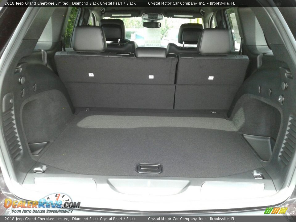 2018 Jeep Grand Cherokee Limited Diamond Black Crystal Pearl / Black Photo #19