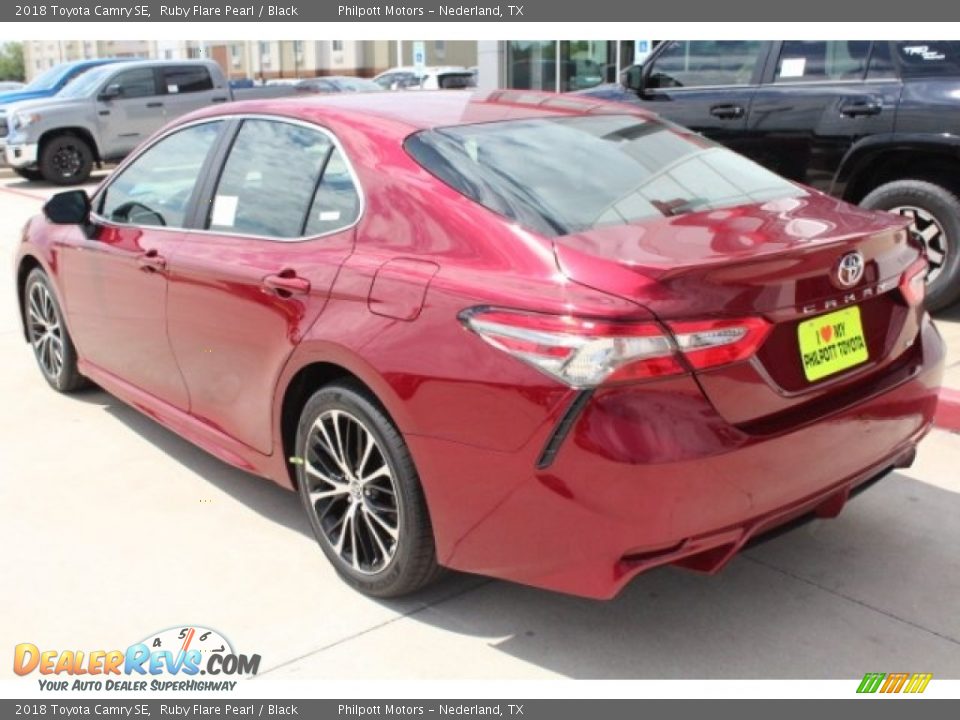 2018 Toyota Camry SE Ruby Flare Pearl / Black Photo #6