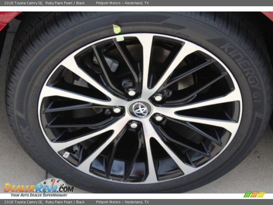 2018 Toyota Camry SE Ruby Flare Pearl / Black Photo #9