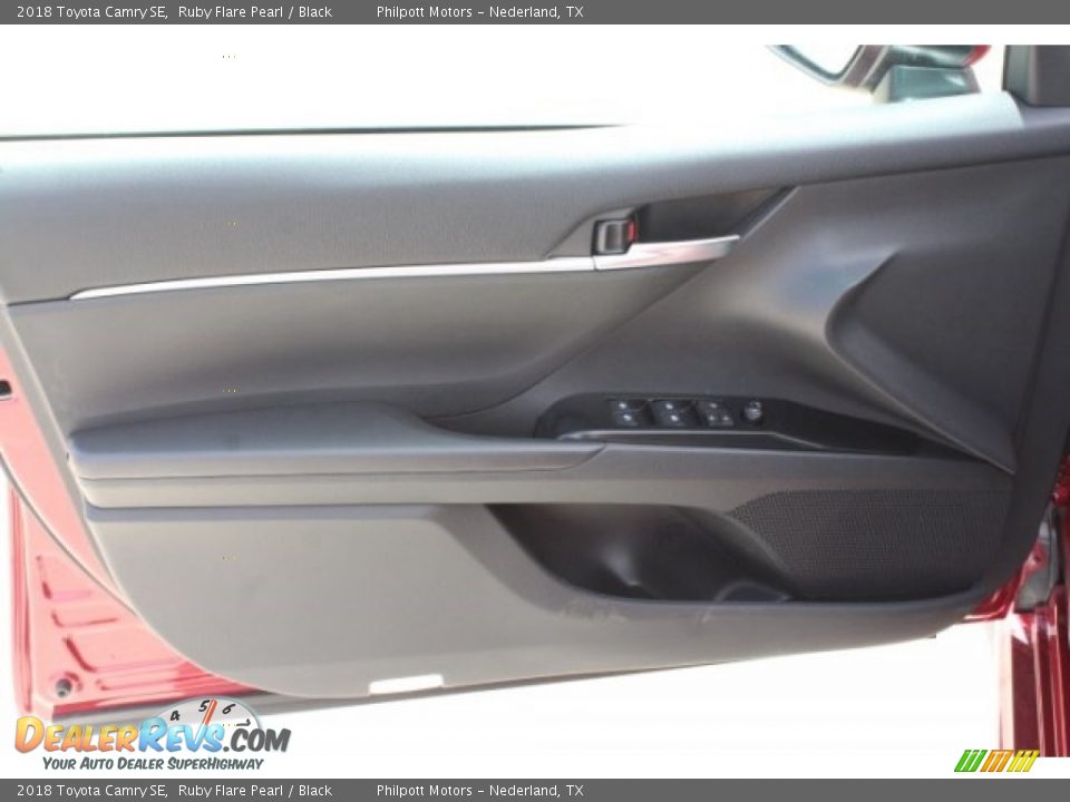 2018 Toyota Camry SE Ruby Flare Pearl / Black Photo #12