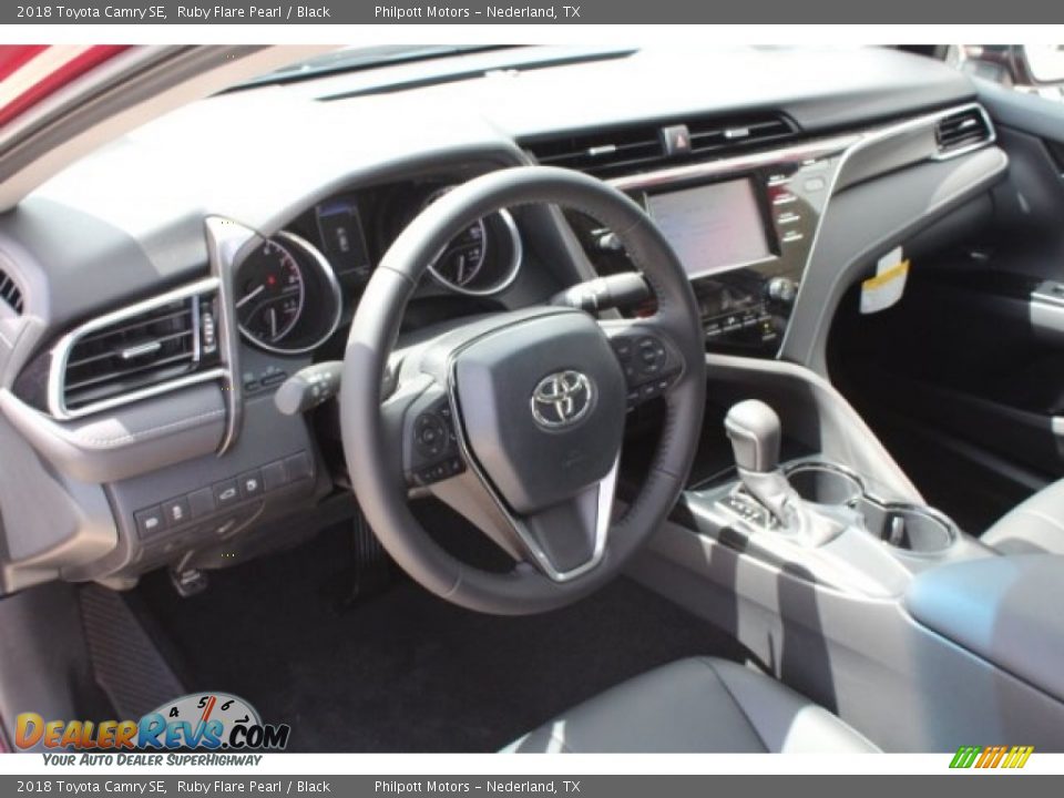 2018 Toyota Camry SE Ruby Flare Pearl / Black Photo #13