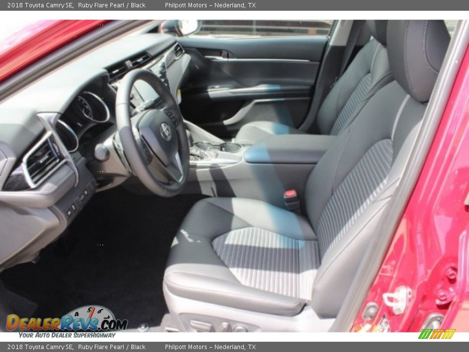 2018 Toyota Camry SE Ruby Flare Pearl / Black Photo #14