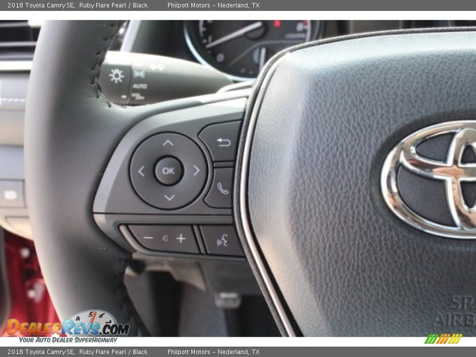 2018 Toyota Camry SE Ruby Flare Pearl / Black Photo #20