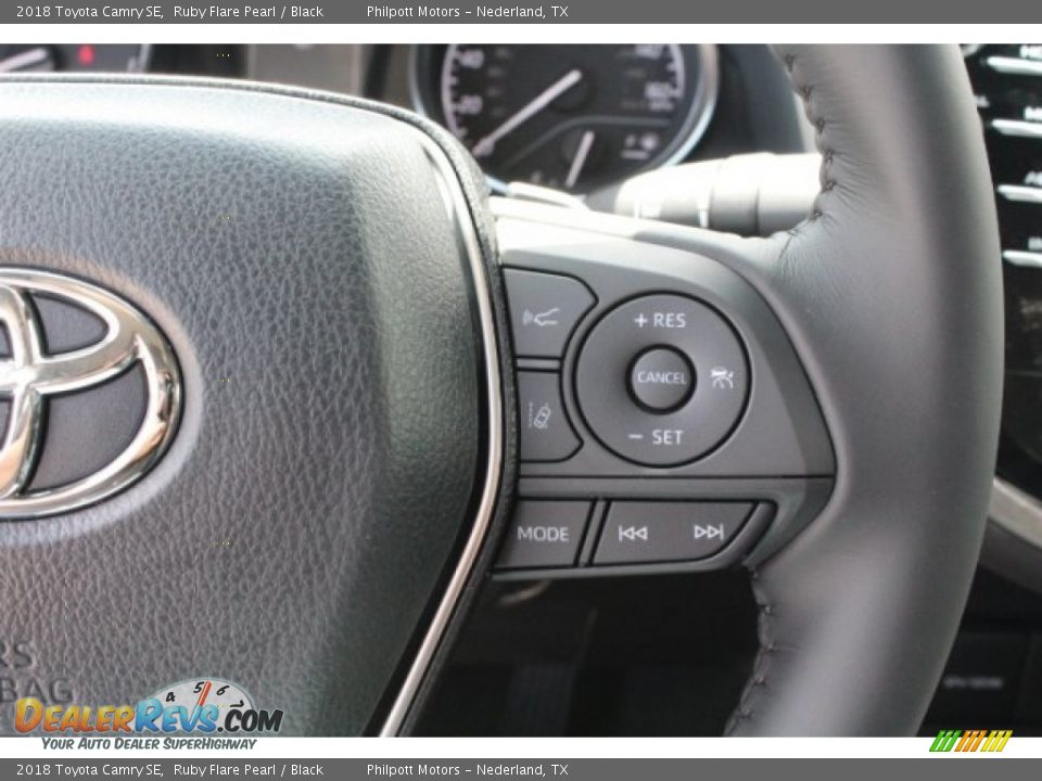 2018 Toyota Camry SE Ruby Flare Pearl / Black Photo #21