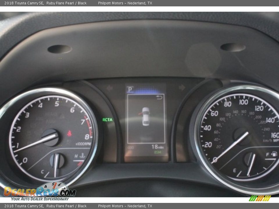 2018 Toyota Camry SE Ruby Flare Pearl / Black Photo #22