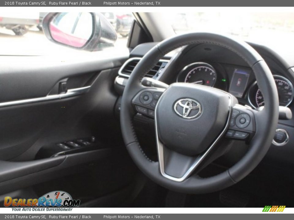 2018 Toyota Camry SE Ruby Flare Pearl / Black Photo #27