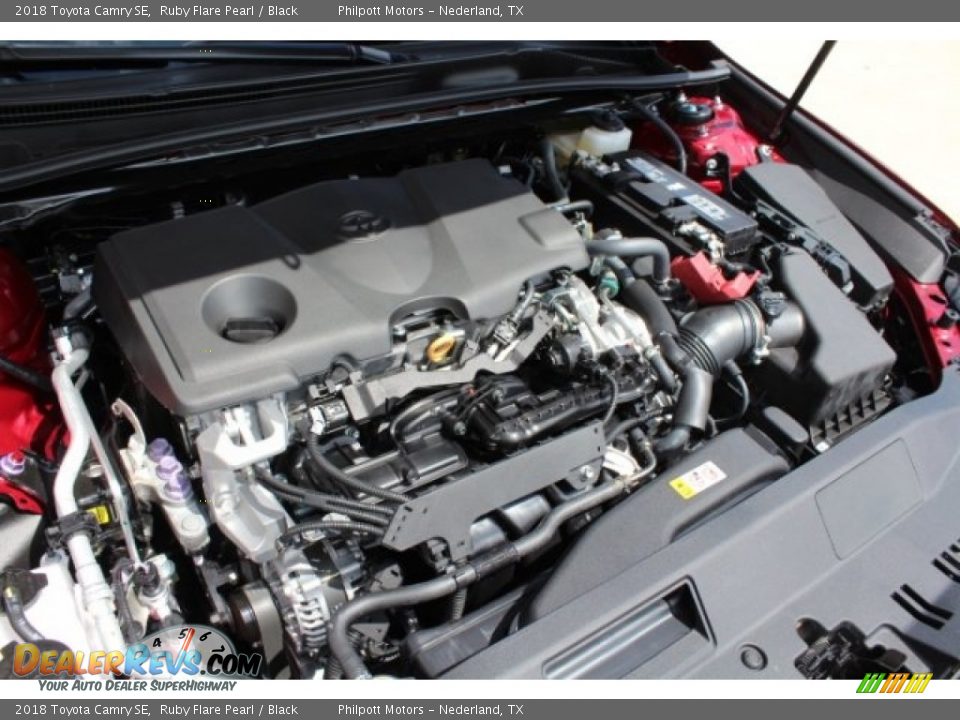 2018 Toyota Camry SE Ruby Flare Pearl / Black Photo #34