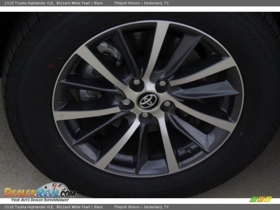 2018 Toyota Highlander XLE Blizzard White Pearl / Black Photo #4