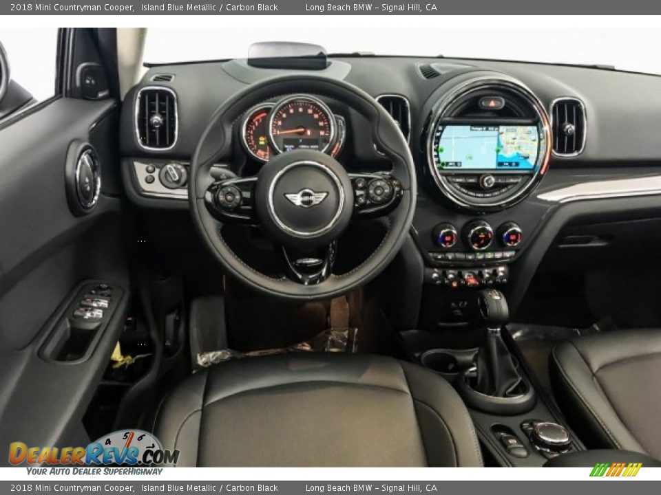 2018 Mini Countryman Cooper Island Blue Metallic / Carbon Black Photo #4
