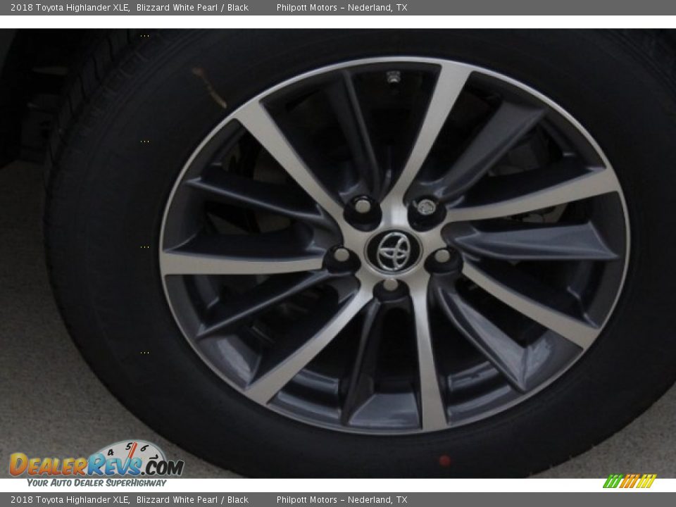 2018 Toyota Highlander XLE Blizzard White Pearl / Black Photo #5