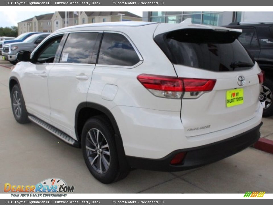 2018 Toyota Highlander XLE Blizzard White Pearl / Black Photo #6