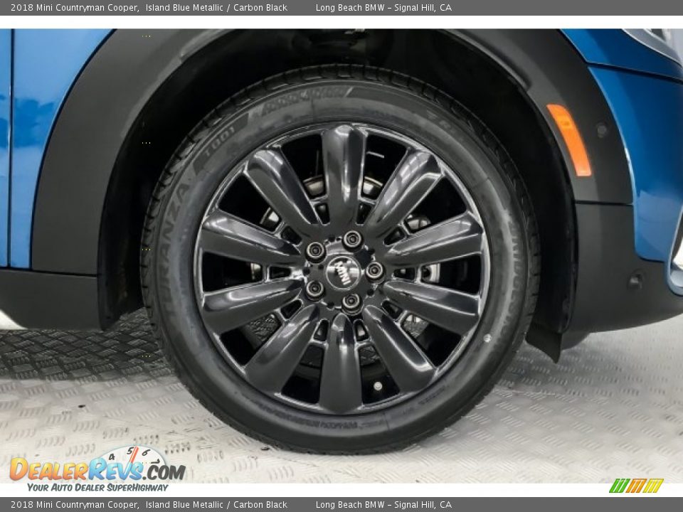 2018 Mini Countryman Cooper Island Blue Metallic / Carbon Black Photo #8