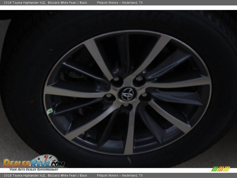 2018 Toyota Highlander XLE Blizzard White Pearl / Black Photo #9