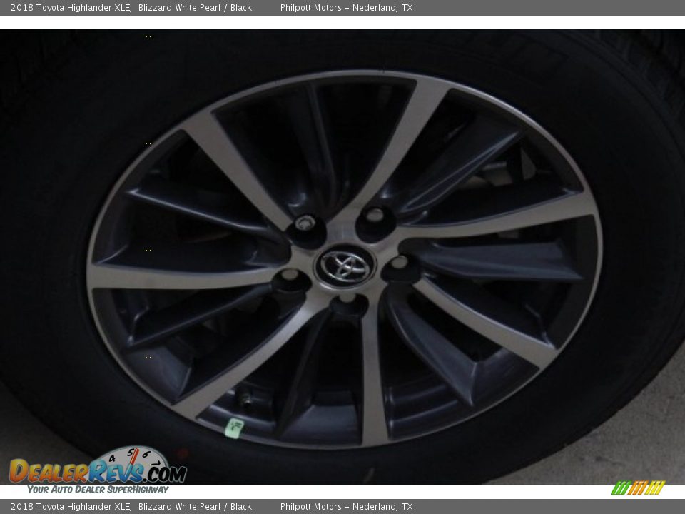 2018 Toyota Highlander XLE Blizzard White Pearl / Black Photo #10