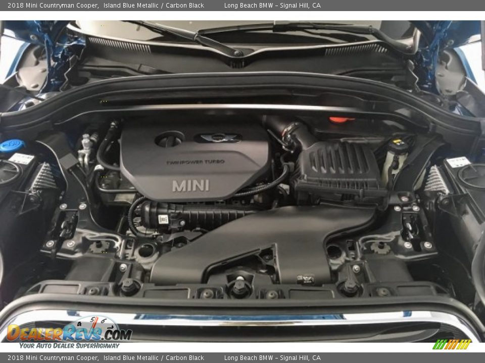 2018 Mini Countryman Cooper Island Blue Metallic / Carbon Black Photo #9