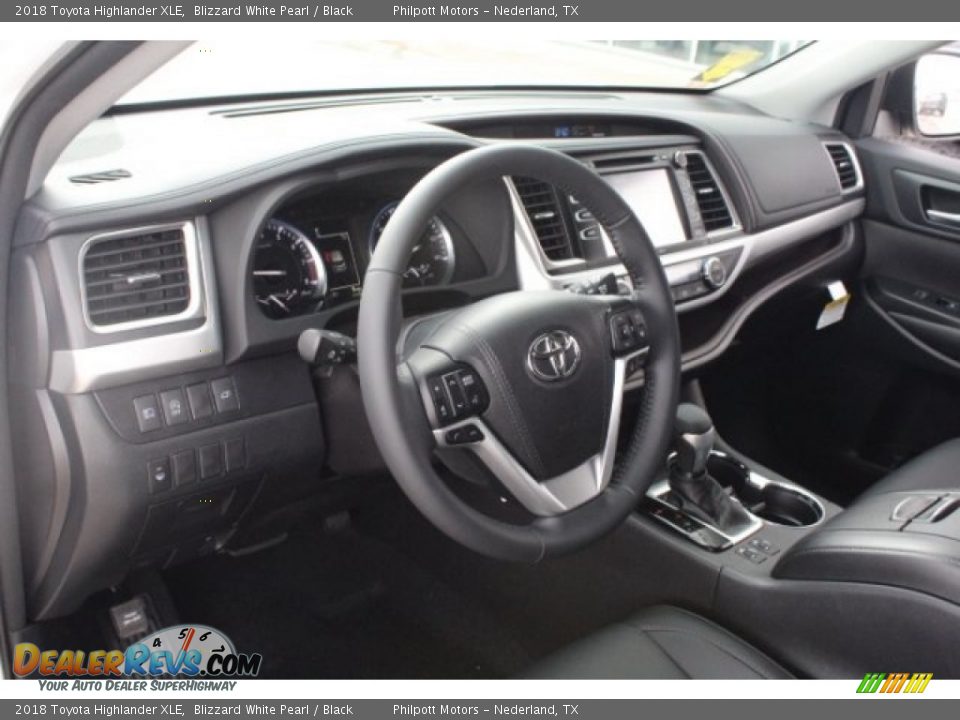 2018 Toyota Highlander XLE Blizzard White Pearl / Black Photo #13
