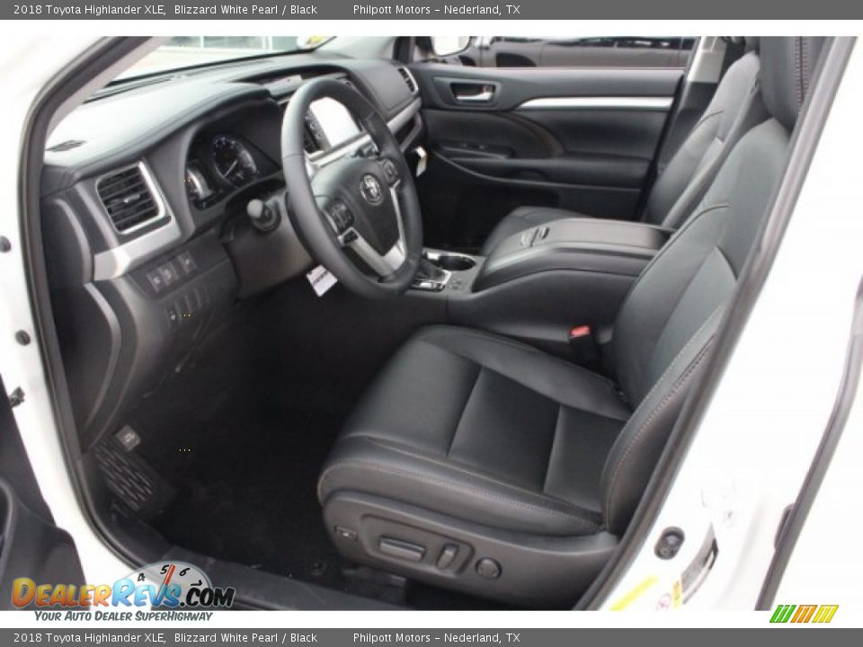 2018 Toyota Highlander XLE Blizzard White Pearl / Black Photo #14