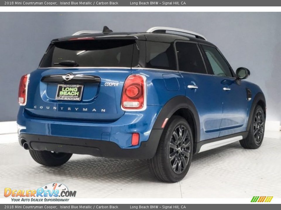 2018 Mini Countryman Cooper Island Blue Metallic / Carbon Black Photo #15