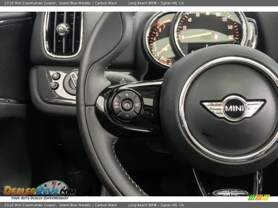 2018 Mini Countryman Cooper Island Blue Metallic / Carbon Black Photo #16
