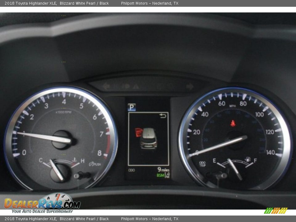 2018 Toyota Highlander XLE Blizzard White Pearl / Black Photo #23