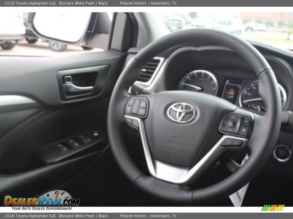 2018 Toyota Highlander XLE Blizzard White Pearl / Black Photo #28