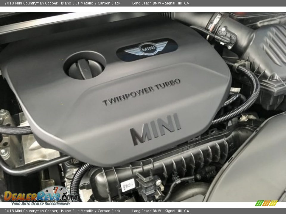 2018 Mini Countryman Cooper Island Blue Metallic / Carbon Black Photo #28