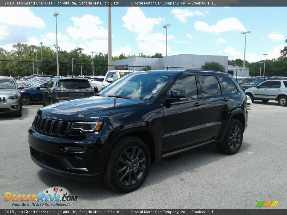 2018 Jeep Grand Cherokee High Altitude Sangria Metallic / Black Photo #1