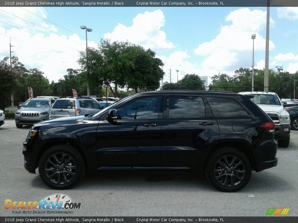 2018 Jeep Grand Cherokee High Altitude Sangria Metallic / Black Photo #2