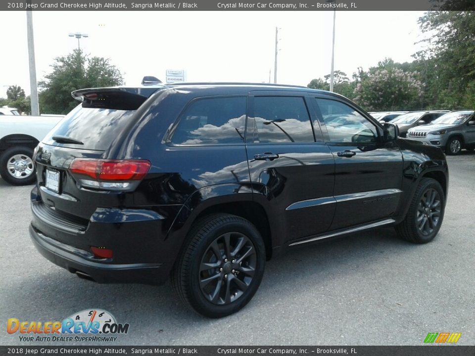2018 Jeep Grand Cherokee High Altitude Sangria Metallic / Black Photo #5