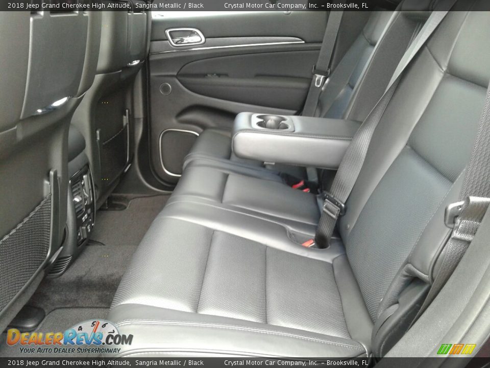 2018 Jeep Grand Cherokee High Altitude Sangria Metallic / Black Photo #10