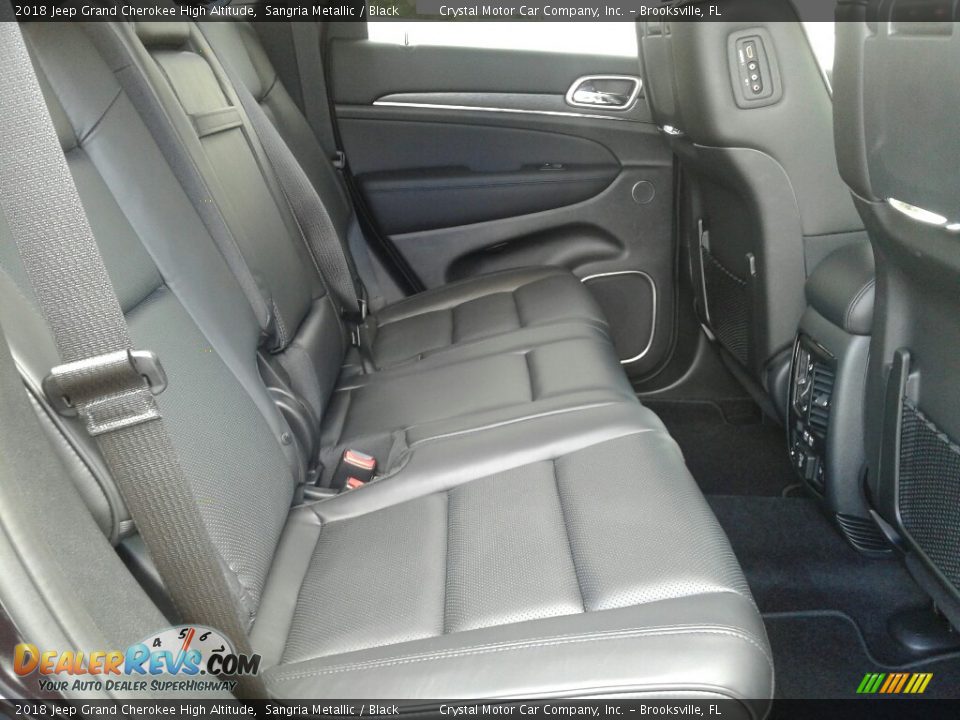 2018 Jeep Grand Cherokee High Altitude Sangria Metallic / Black Photo #11