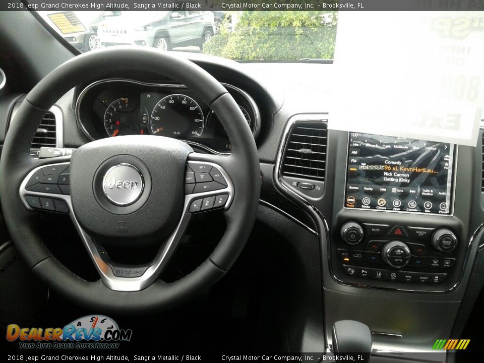 2018 Jeep Grand Cherokee High Altitude Sangria Metallic / Black Photo #13