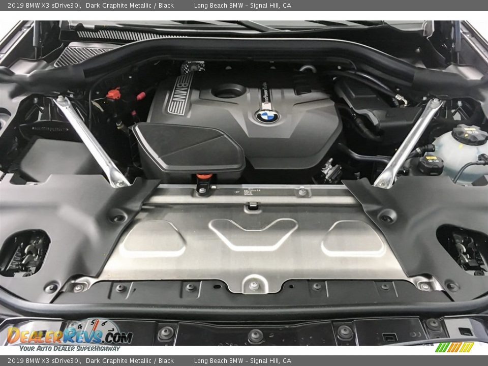 2019 BMW X3 sDrive30i Dark Graphite Metallic / Black Photo #8